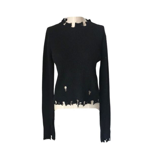 LF wool distressed sweater- Size XS - Picture 1 of 4